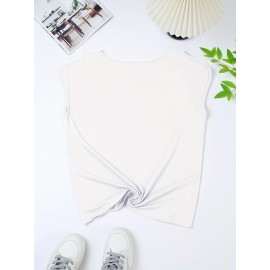 [Disney Coral Pink T-Shirt] Disney Women's Coral Pink Sleeveless T-Shirt | Magical Castle & Stars Print, Round Neck Summer Top, Lightweight Polyester Blend, Perfect for Disneyland or Disney-Themed Outfits