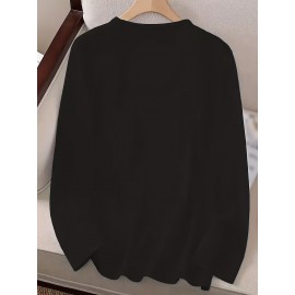 Women'S Casual Long Sleeve T-Shirt - Funny 