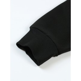 New Disney Tinker Bell Fairy Print Double-Sided Design, Women's Hooded Sweatshirt with Zipper and Drawstring, Long Sleeve Round Neck Pullover Hoodie - Stylish Casual Versatile Long Sleeve Hoodie with Dual Pockets