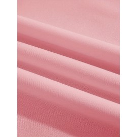 [Cozy Christian Faith Hoodie] 100% Polyester Cozy Women's Pink Christian Faith Hooded Sweatshirt with Psalm 91 Bible Verse Print | Machine-Washable Pullover for Casual Wear | Inspirational Religious Apparel for Fall/Winter Layering